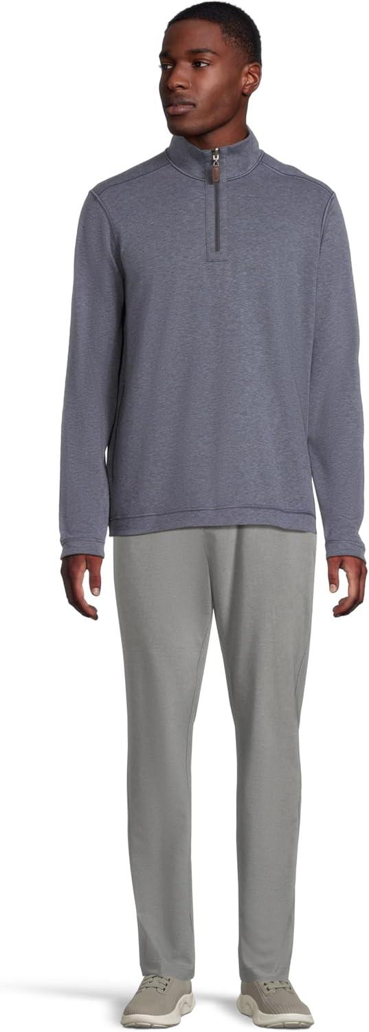image:imageJohnston amp Murphy mens Reversible Solid QuarterzipBurgundyBlue