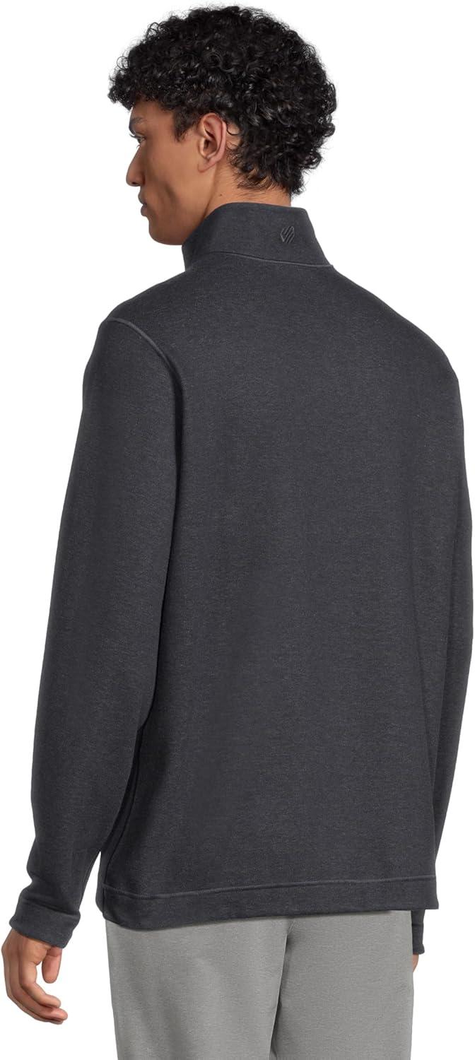 image:imageJohnston amp Murphy mens Reversible Solid QuarterzipNavyStorm