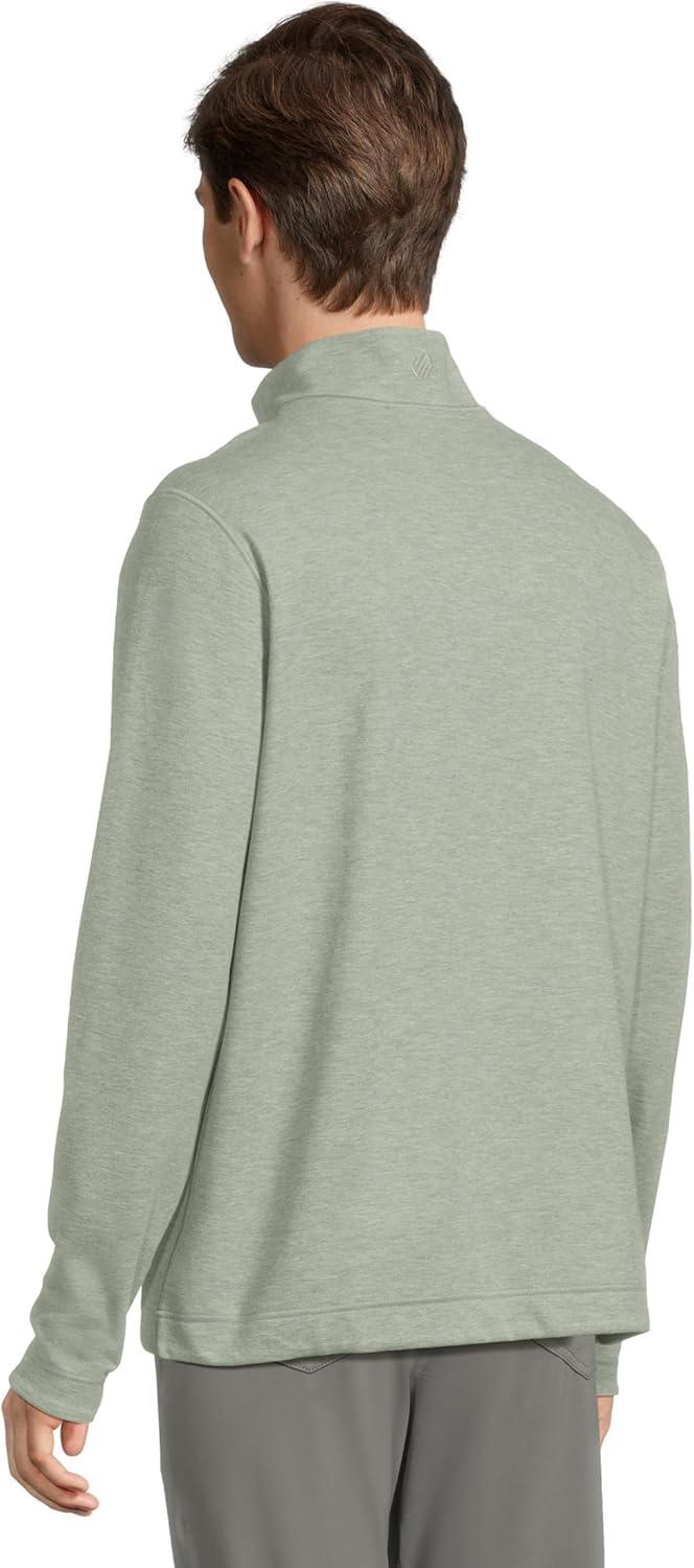 image:imageJohnston amp Murphy mens Reversible Solid QuarterzipSageWhite