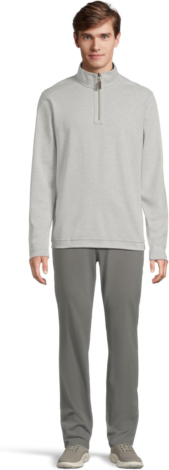 image:imageJohnston amp Murphy mens Reversible Solid QuarterzipSageWhite