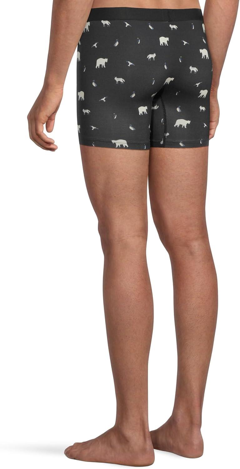 image:imageMeUndies Mens Boxer Briefs 6 Inseam with Breathable and Comfortable Tencel Micro Modal FabricArctic Chill