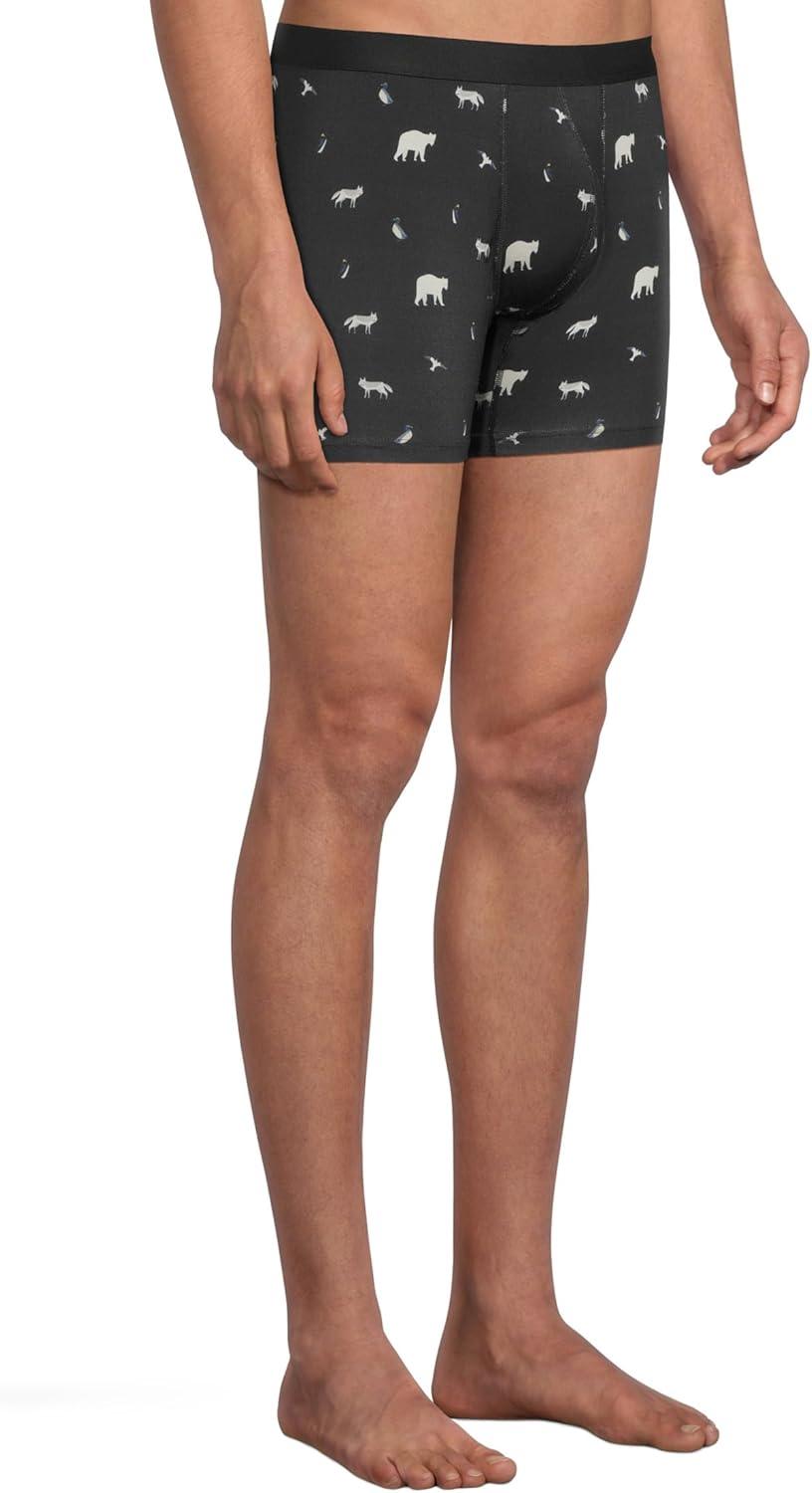 image:imageMeUndies Mens Boxer Briefs 6 Inseam with Breathable and Comfortable Tencel Micro Modal FabricArctic Chill