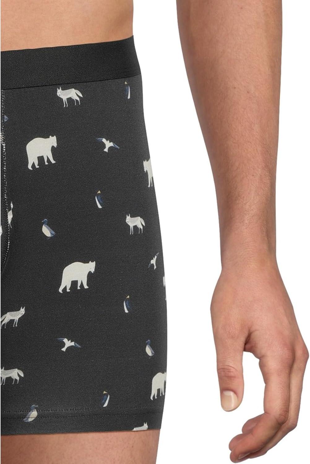image:imageMeUndies Mens Boxer Briefs 6 Inseam with Breathable and Comfortable Tencel Micro Modal FabricArctic Chill