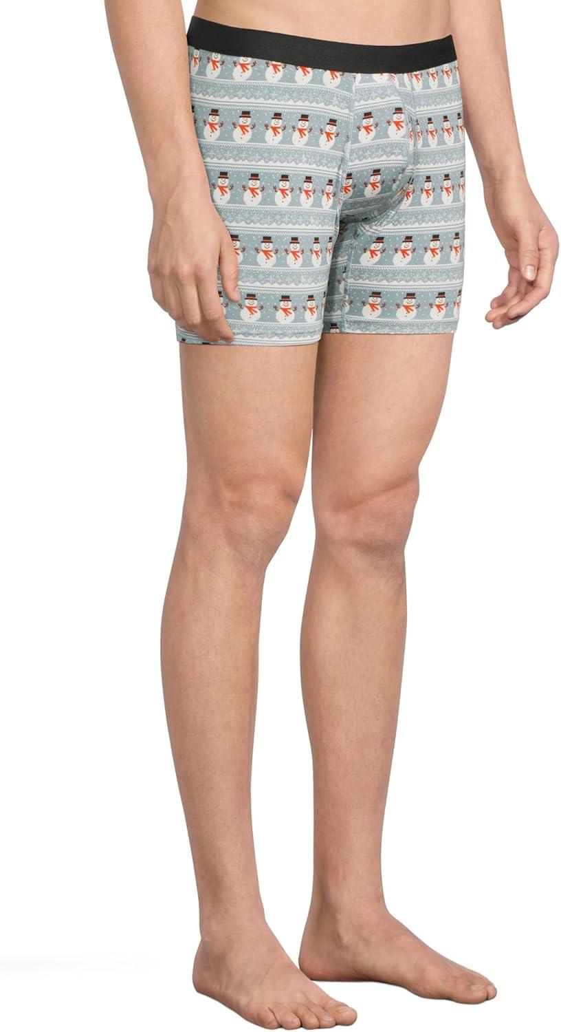 image:imageMeUndies Mens Boxer Briefs 6 Inseam with Breathable and Comfortable Tencel Micro Modal FabricGet Frosty