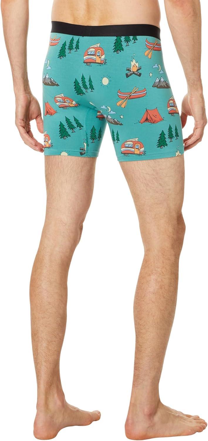image:imageMeUndies Mens Boxer Briefs 6 Inseam with Breathable and Comfortable Tencel Micro Modal FabricHappy Camper