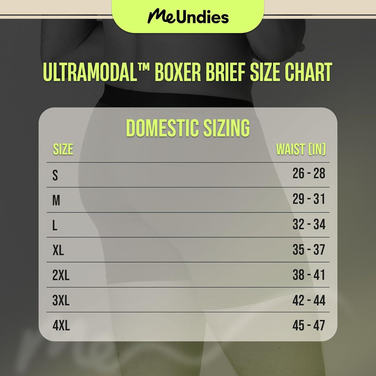 image:imageMeUndies Mens Boxer Briefs 6 Inseam with Breathable and Comfortable Tencel Micro Modal FabricHeather Grey