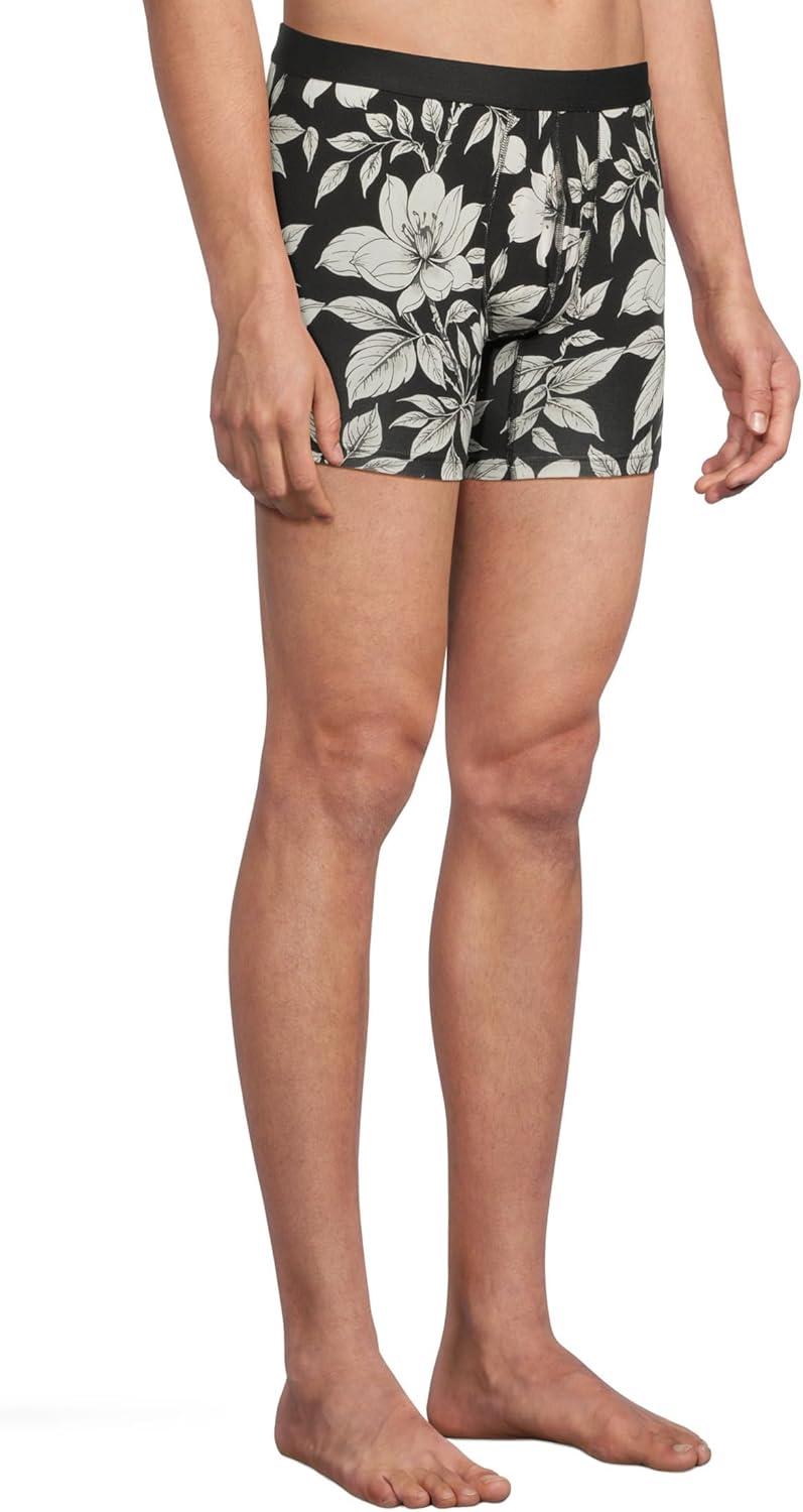 image:imageMeUndies Mens Boxer Briefs 6 Inseam with Breathable and Comfortable Tencel Micro Modal FabricMidnight Floral