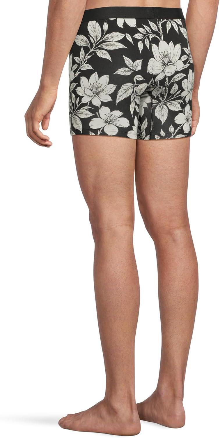 image:imageMeUndies Mens Boxer Briefs 6 Inseam with Breathable and Comfortable Tencel Micro Modal FabricMidnight Floral