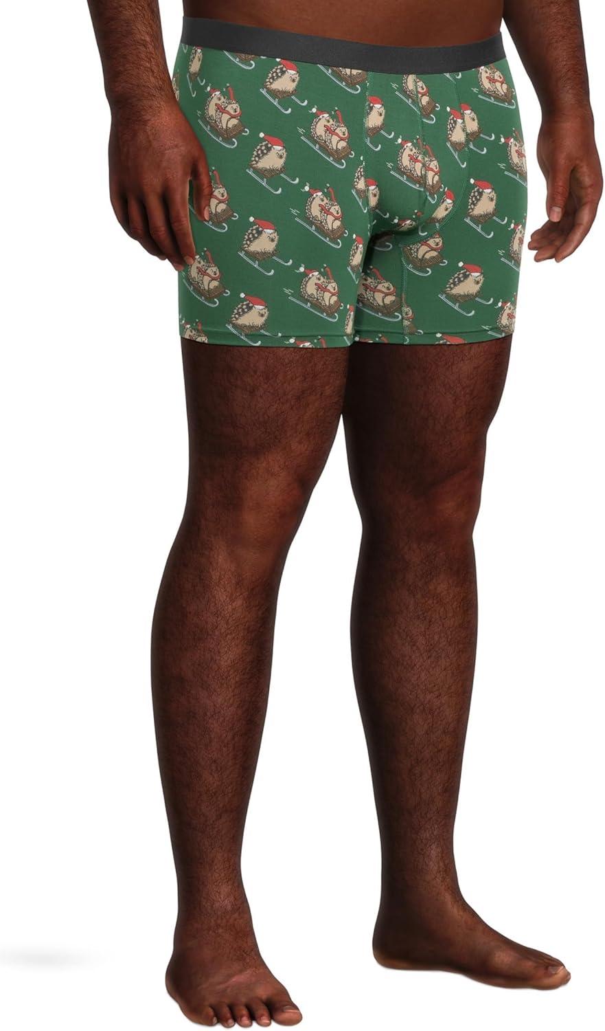 image:imageMeUndies Mens Boxer Briefs 6 Inseam with Breathable and Comfortable Tencel Micro Modal FabricSledgehogs