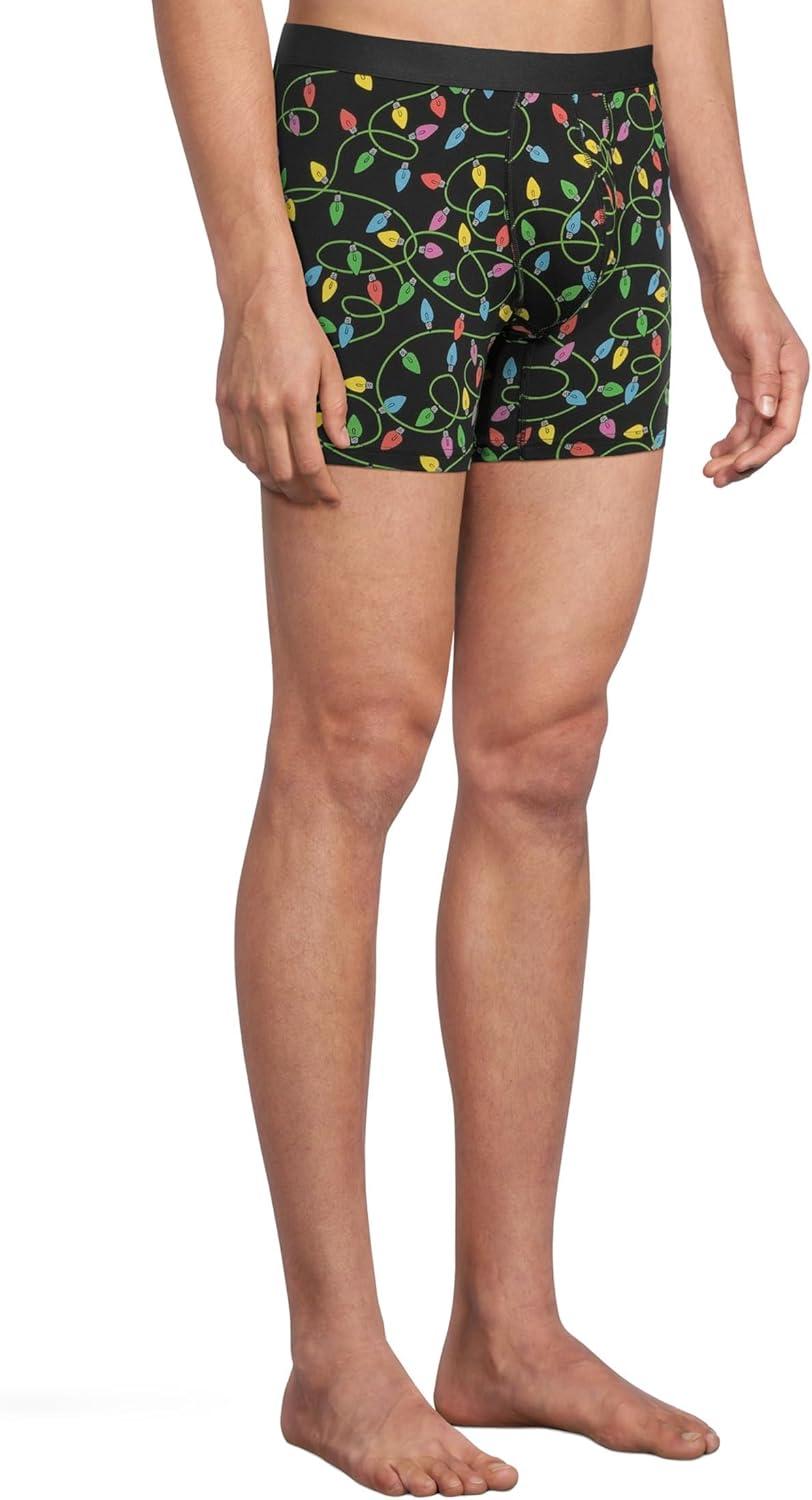 image:imageMeUndies Mens Boxer Briefs 6 Inseam with Breathable and Comfortable Tencel Micro Modal FabricString Lights