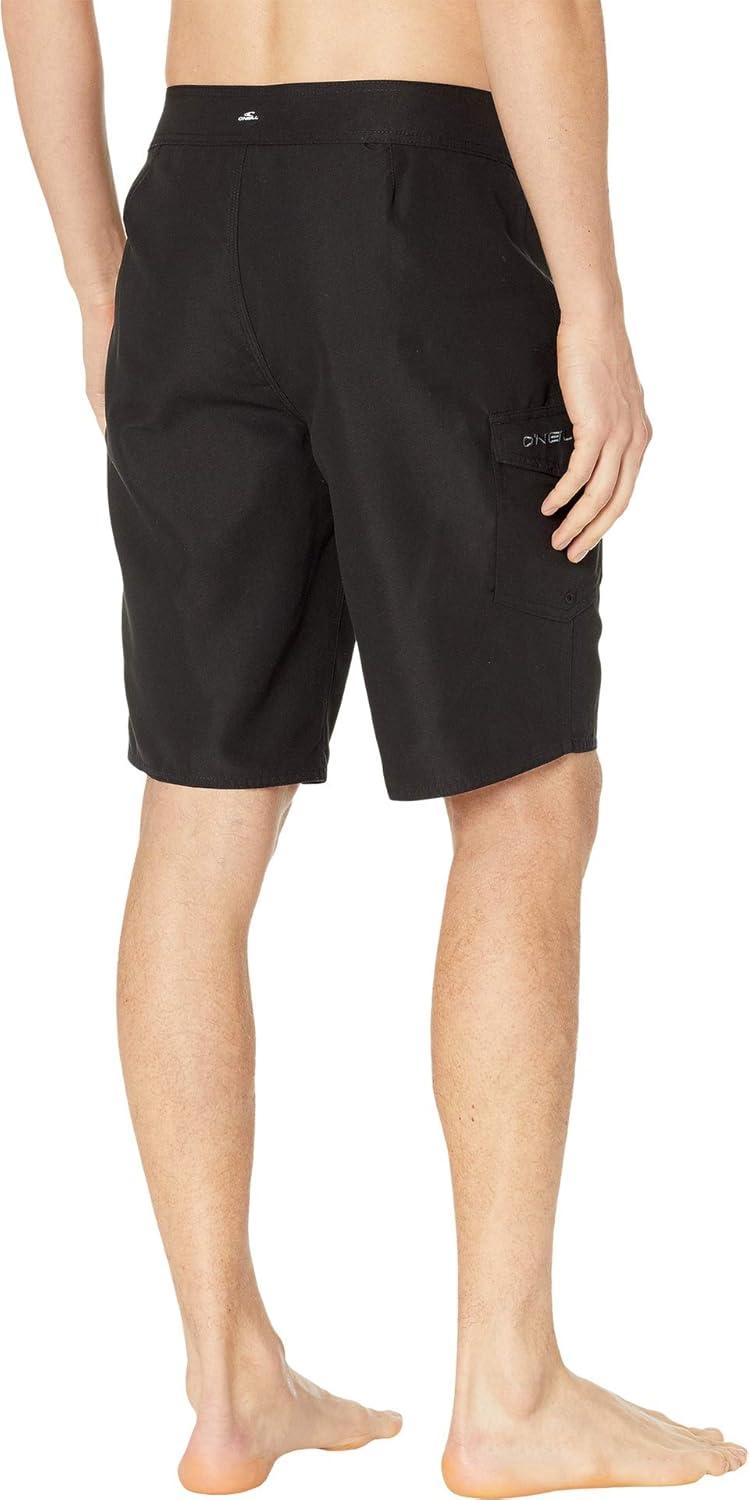 image:imageONEILL Mens 21 Inch Solid BoardshortsWater Resistant Swim Trunks for Men with Quick Dry Stretch Fabric and PocketsBlack 2