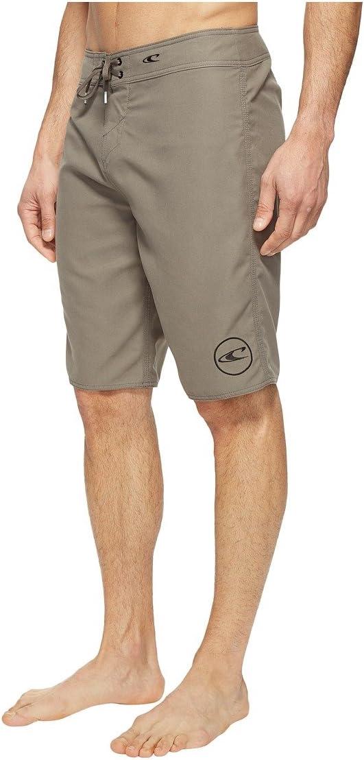 image:imageONEILL Mens 21 Inch Solid BoardshortsWater Resistant Swim Trunks for Men with Quick Dry Stretch Fabric and PocketsCharcoal