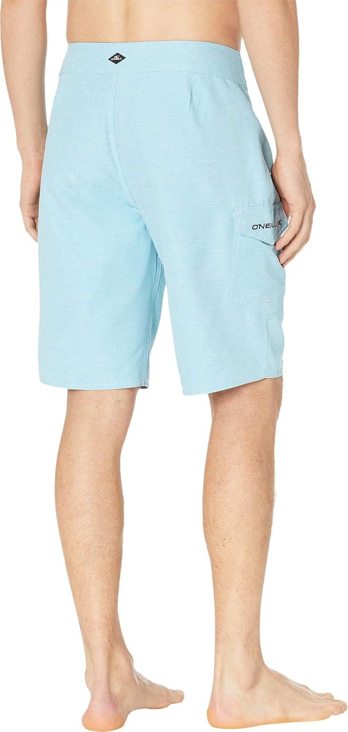image:imageONEILL Mens 21 Inch Solid BoardshortsWater Resistant Swim Trunks for Men with Quick Dry Stretch Fabric and PocketsCyan Blue 2