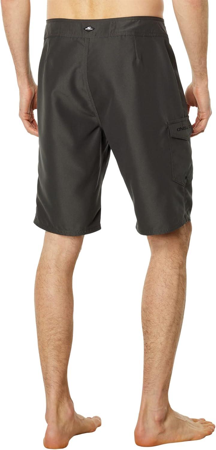 image:imageONEILL Mens 21 Inch Solid BoardshortsWater Resistant Swim Trunks for Men with Quick Dry Stretch Fabric and PocketsDark Charcoal 2