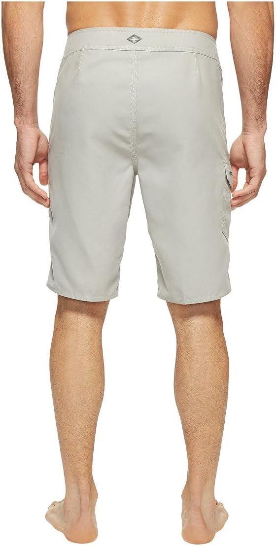 image:imageONEILL Mens 21 Inch Solid BoardshortsWater Resistant Swim Trunks for Men with Quick Dry Stretch Fabric and PocketsLight Grey