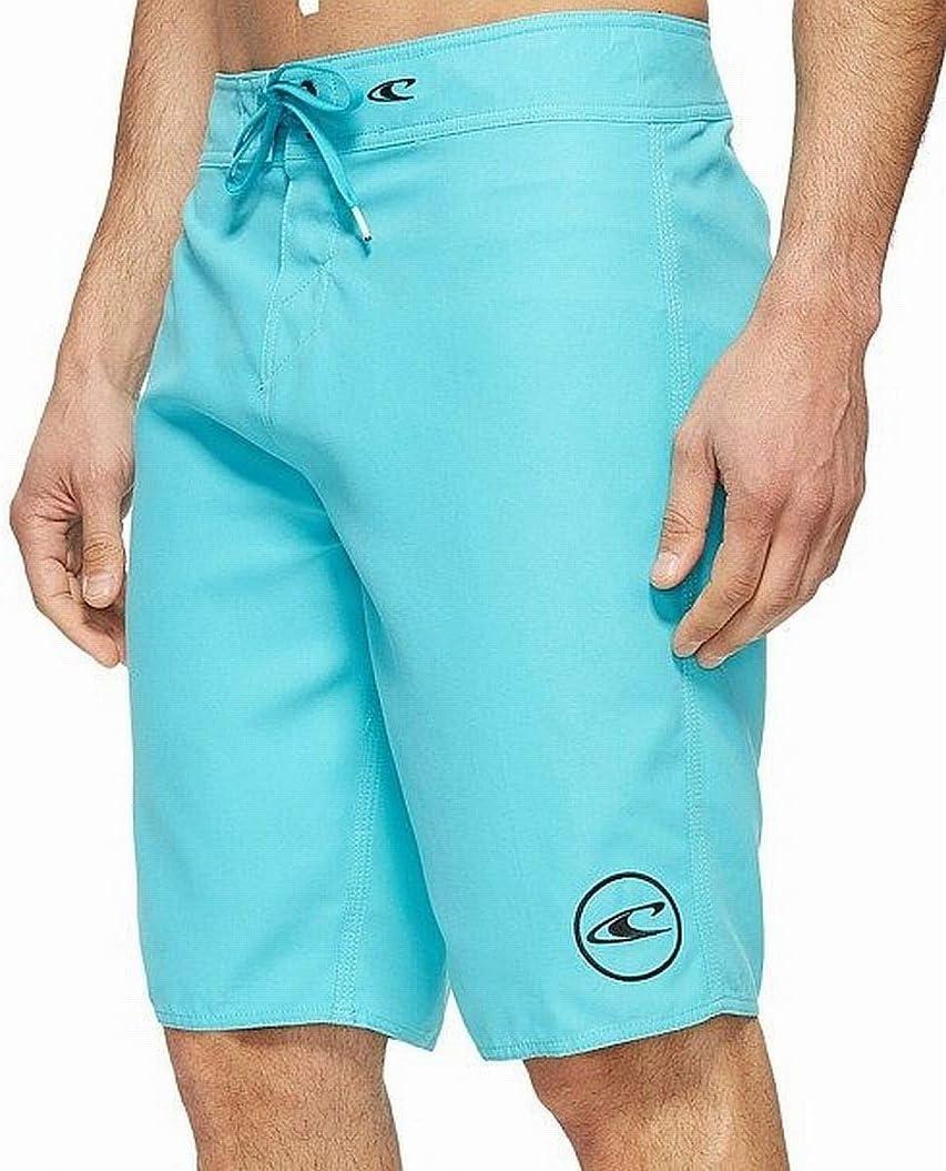 image:imageONEILL Mens 21 Inch Solid BoardshortsWater Resistant Swim Trunks for Men with Quick Dry Stretch Fabric and PocketsTurquoise