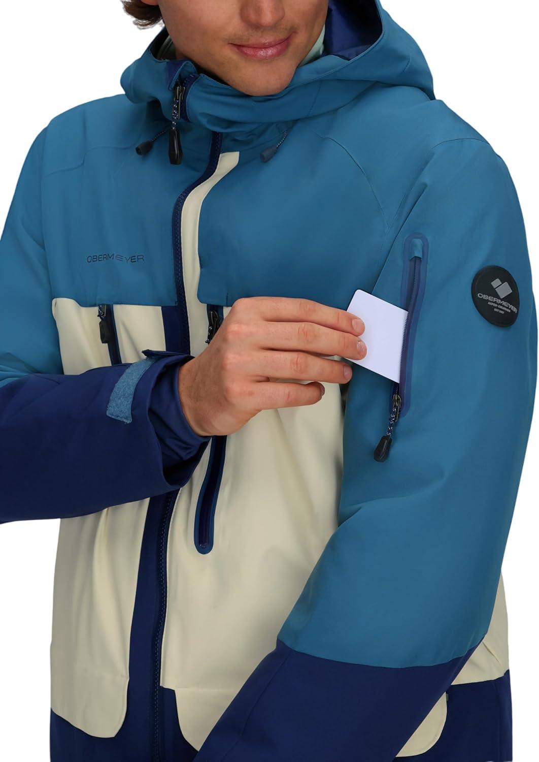 image:imageObermeyer mens Cirque JacketBlue Indy