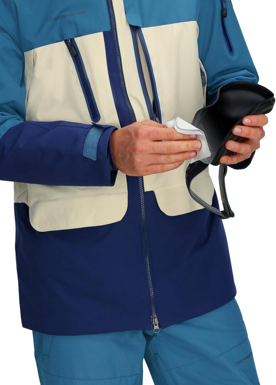 image:imageObermeyer mens Cirque JacketBlue Indy