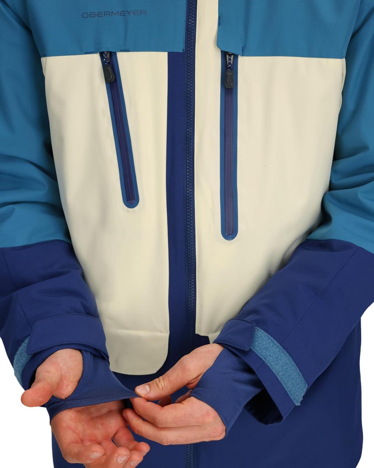image:imageObermeyer mens Cirque JacketBlue Indy