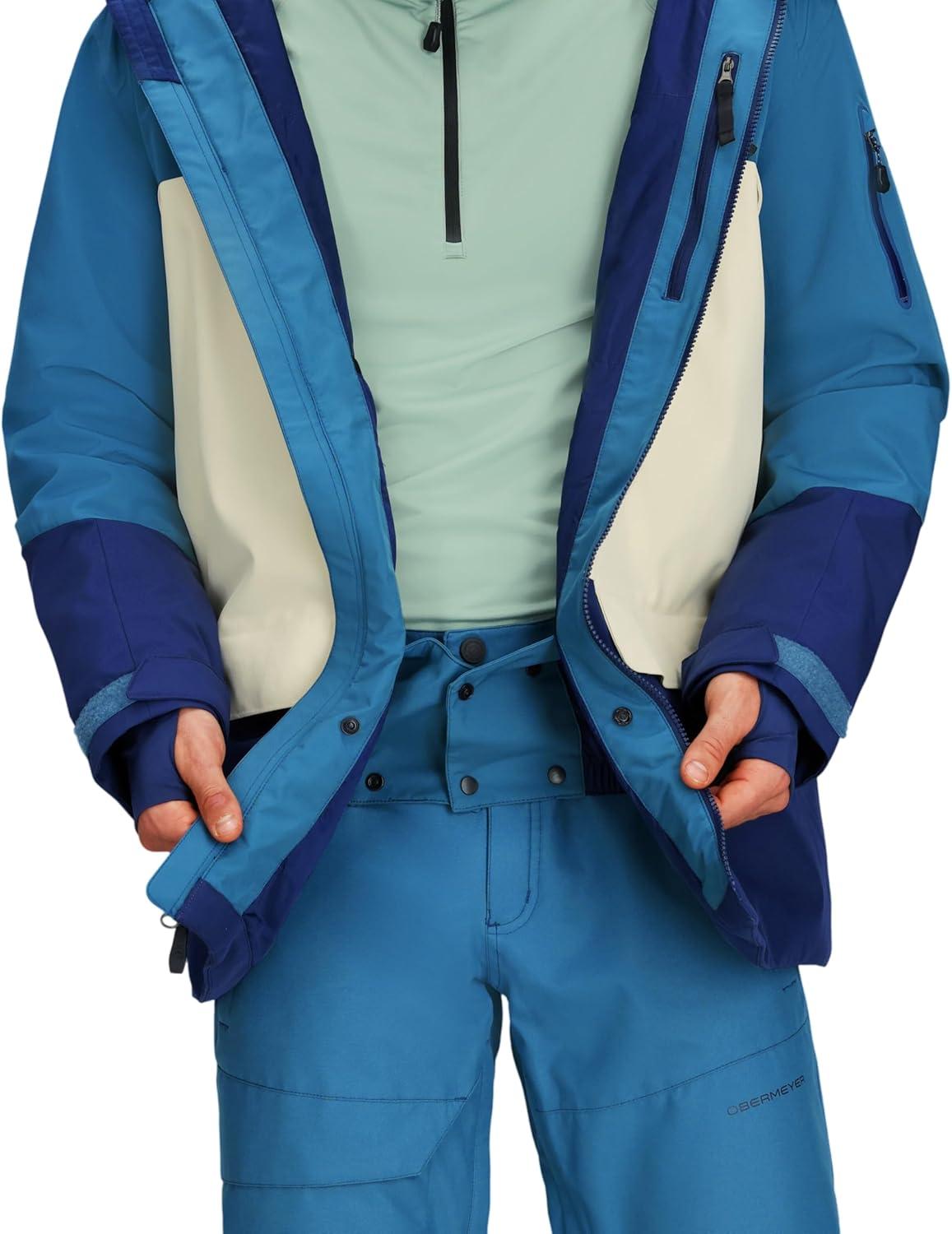 image:imageObermeyer mens Cirque JacketBlue Indy
