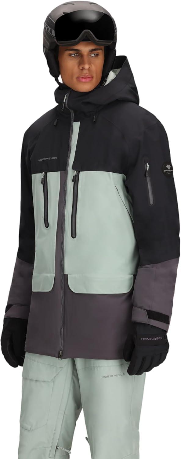 image:imageObermeyer mens Cirque JacketGreen Grey Summit Sage