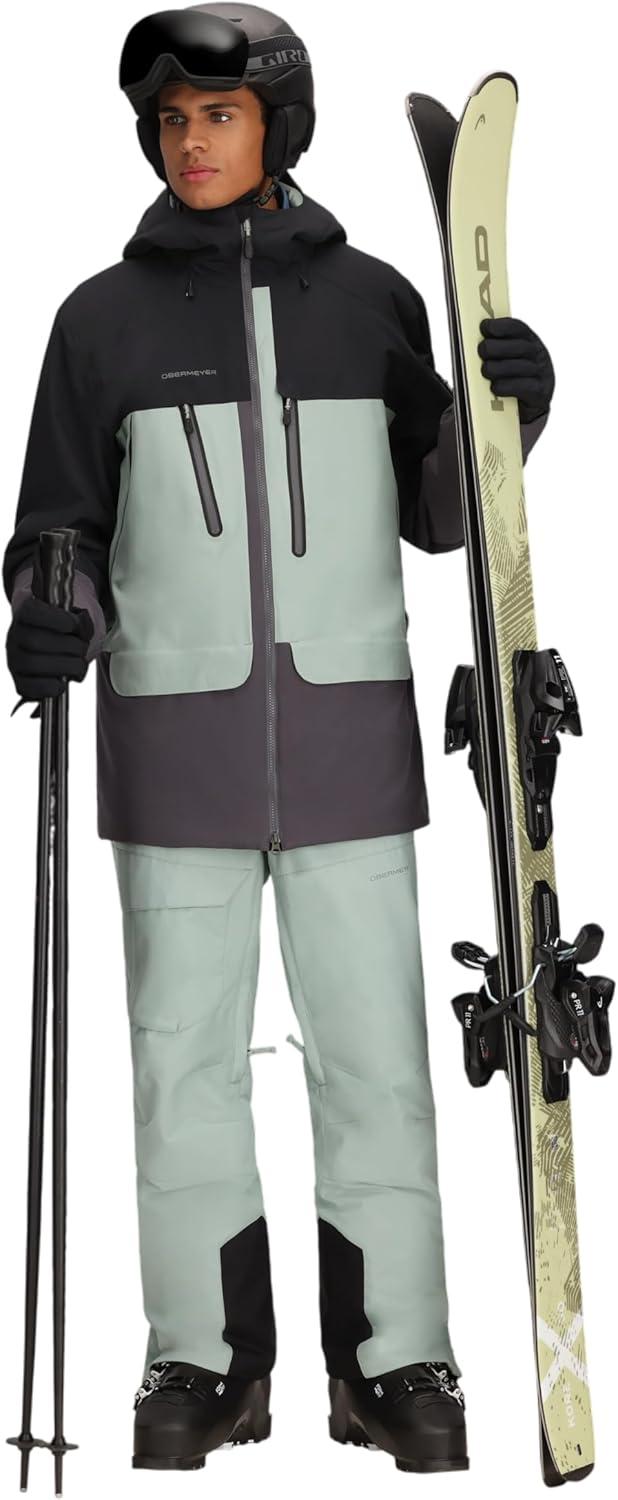 image:imageObermeyer mens Cirque JacketGreen Grey Summit Sage