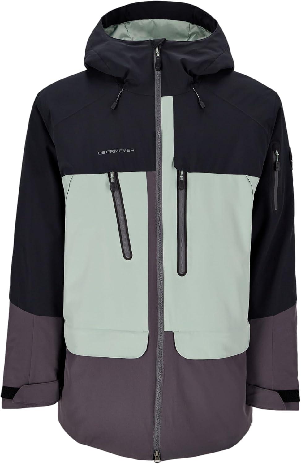 image:imageObermeyer mens Cirque JacketGreen Grey Summit Sage