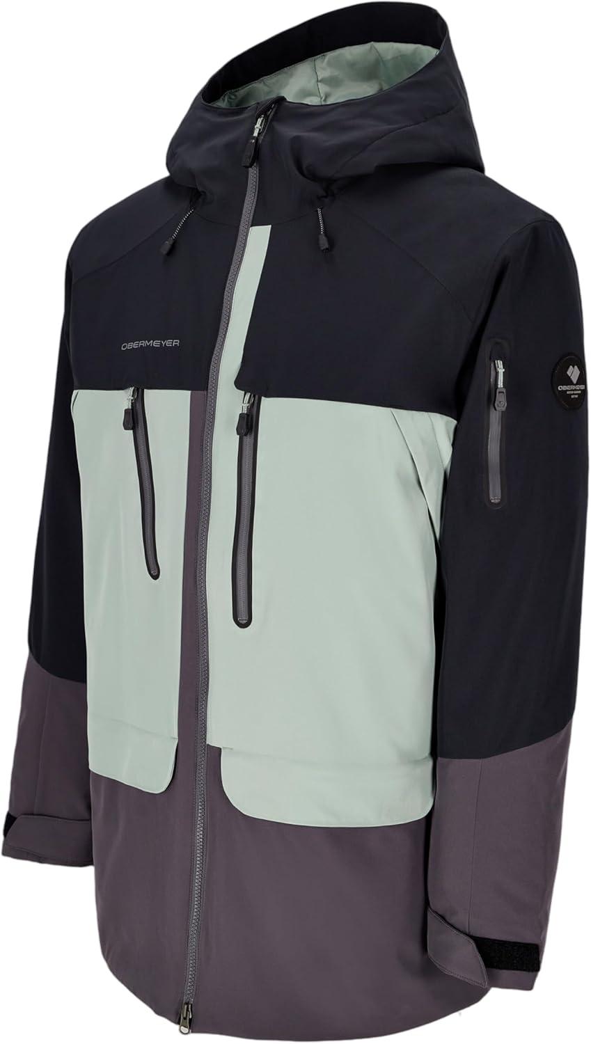 image:imageObermeyer mens Cirque JacketGreen Grey Summit Sage