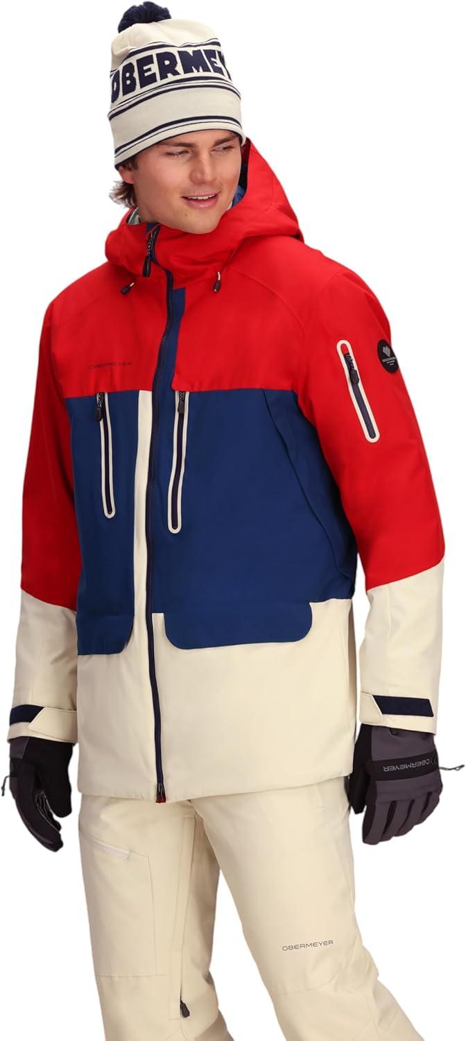 image:imageObermeyer mens Cirque JacketRed Fresno