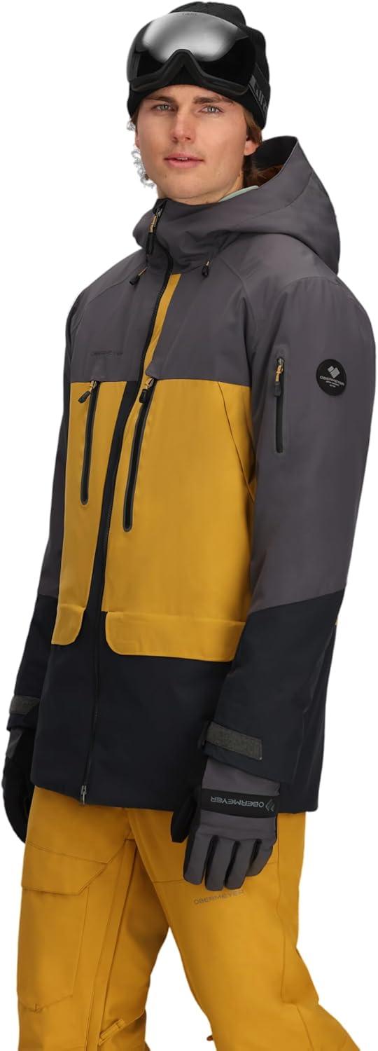 image:imageObermeyer mens Cirque JacketYellow Burnt Honey