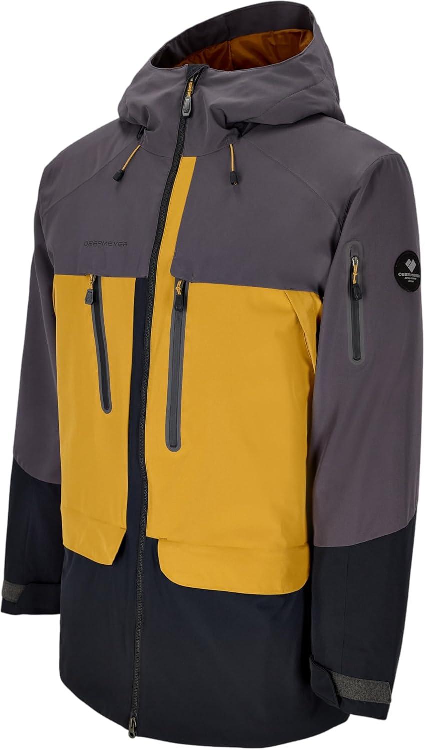 image:imageObermeyer mens Cirque JacketYellow Burnt Honey
