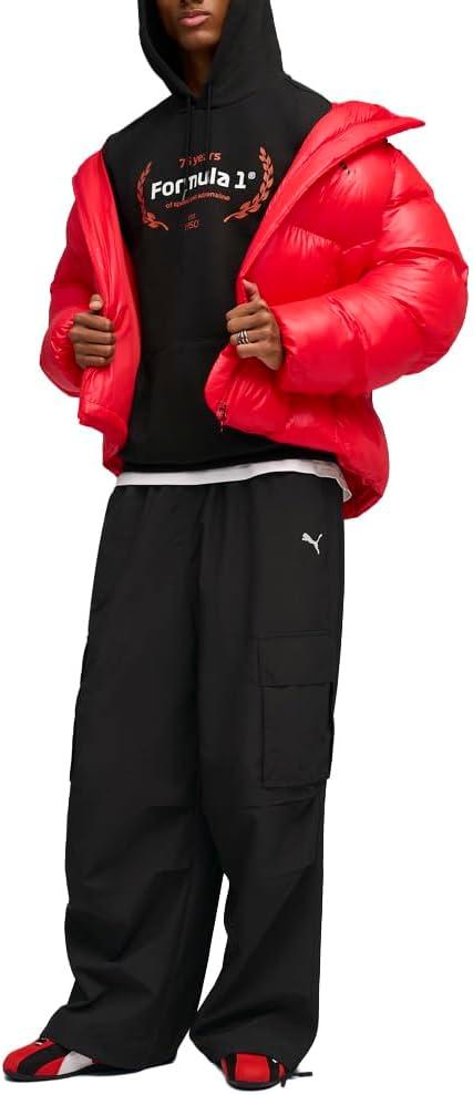 image:imagePUMA Mens F1 Essentials Logo Graphic Hoodie Casual Outerwear Casual BlackPuma Black