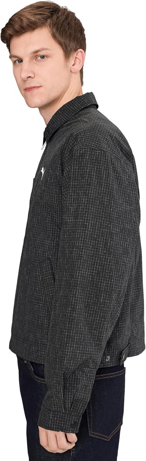 image:imagePUMA mens Wardrobe Essentials Woven Zipup Collared JacketPuma Black