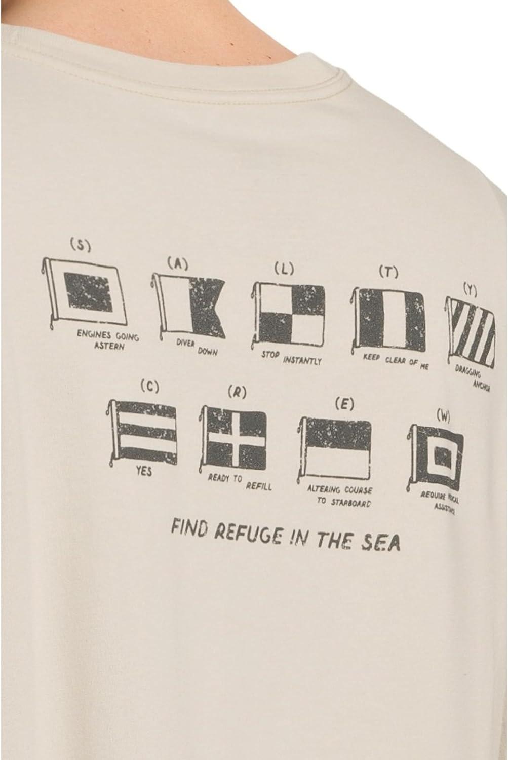 image:imageSalty Crew Mens Call Sign Long Sleeve TeeBone