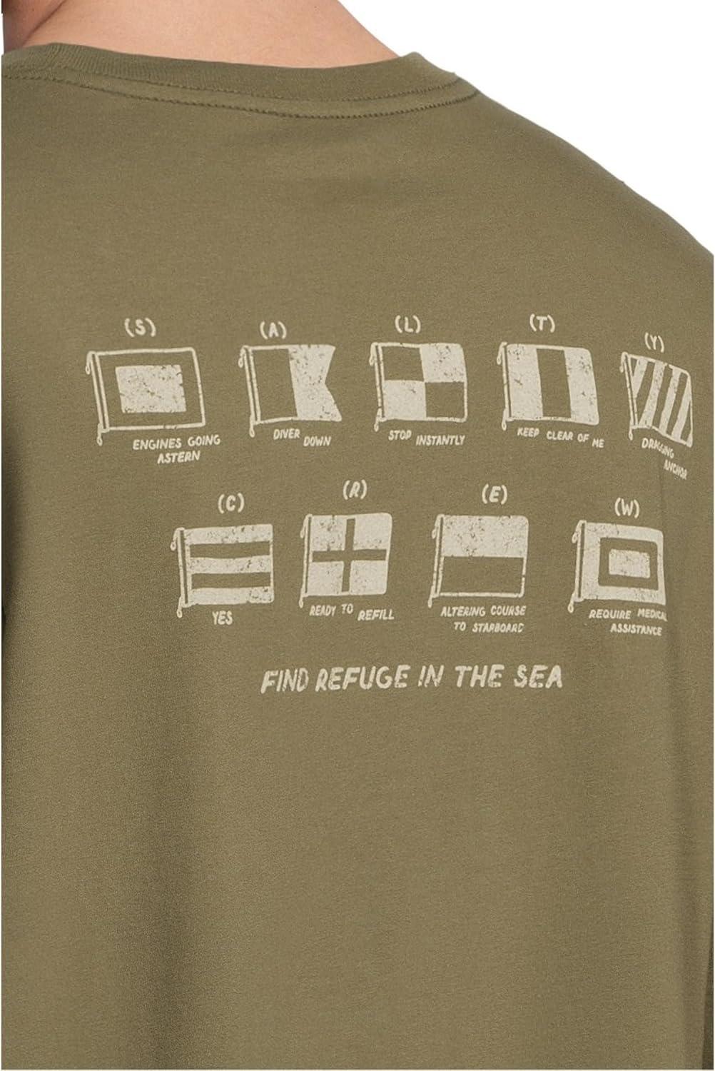 image:imageSalty Crew Mens Call Sign Long Sleeve TeeDusty Olive