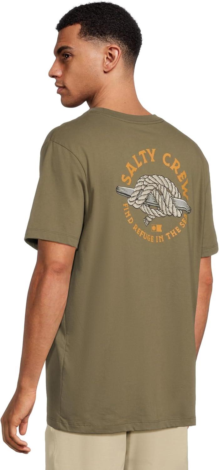 image:imageSalty Crew Mens Cleat Knott Short Sleeve TeeDusty Olive