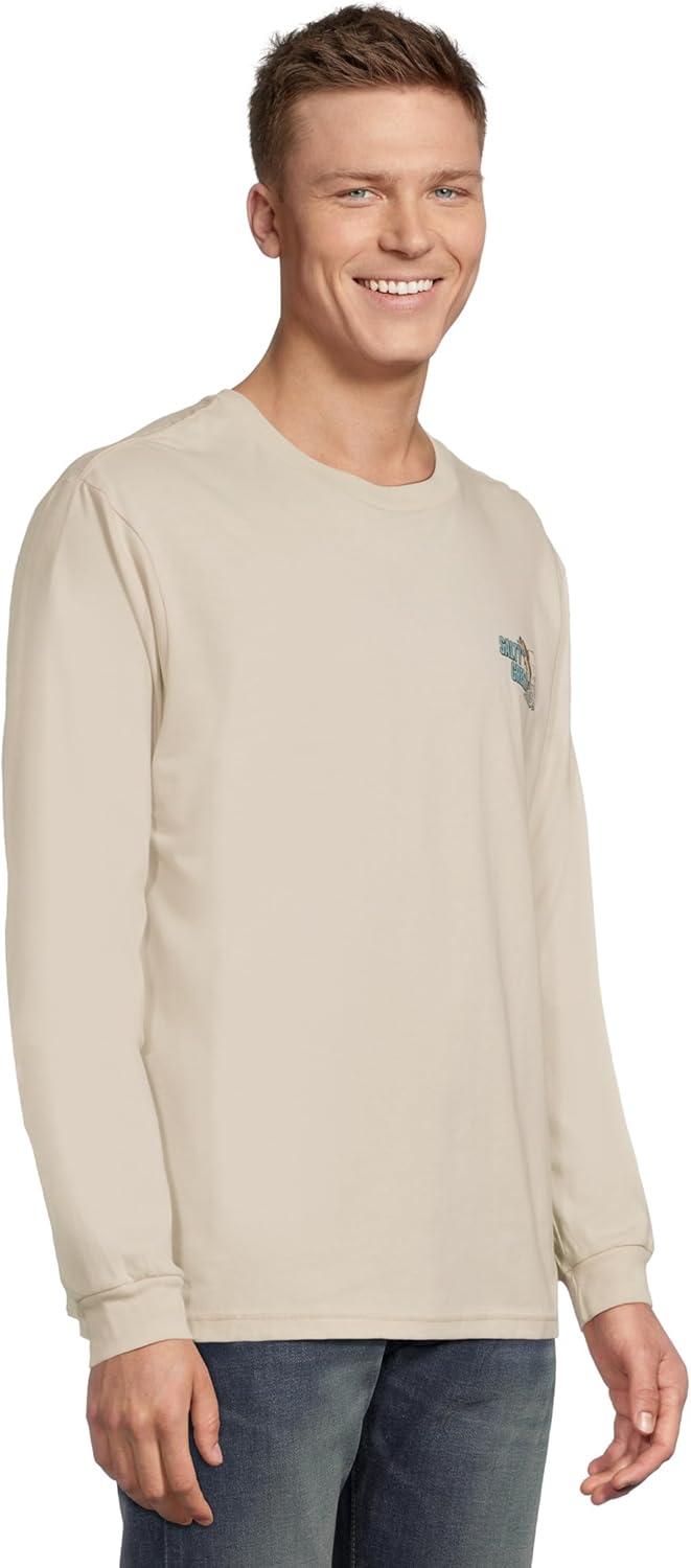 image:imageSalty Crew Mens Live Bait Long Sleeve TeeBone