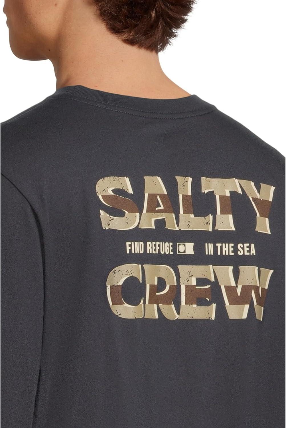 image:imageSalty Crew Mens Offset Long Sleeve TeeNavy
