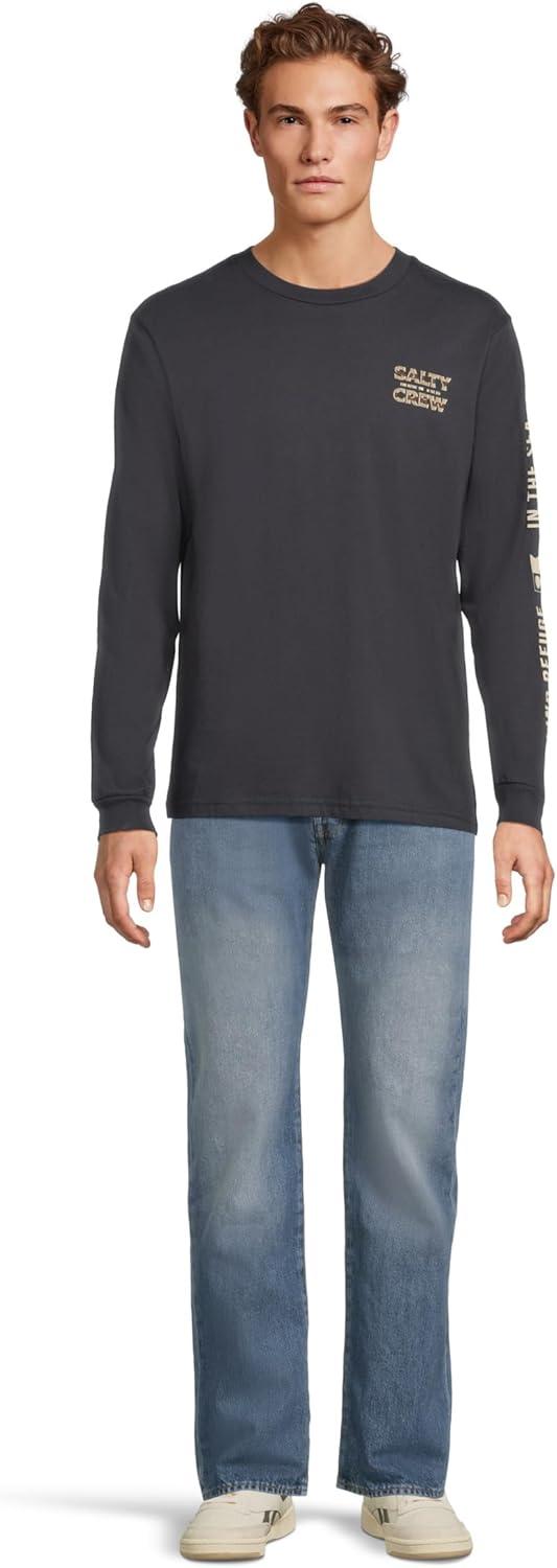 image:imageSalty Crew Mens Offset Long Sleeve TeeNavy