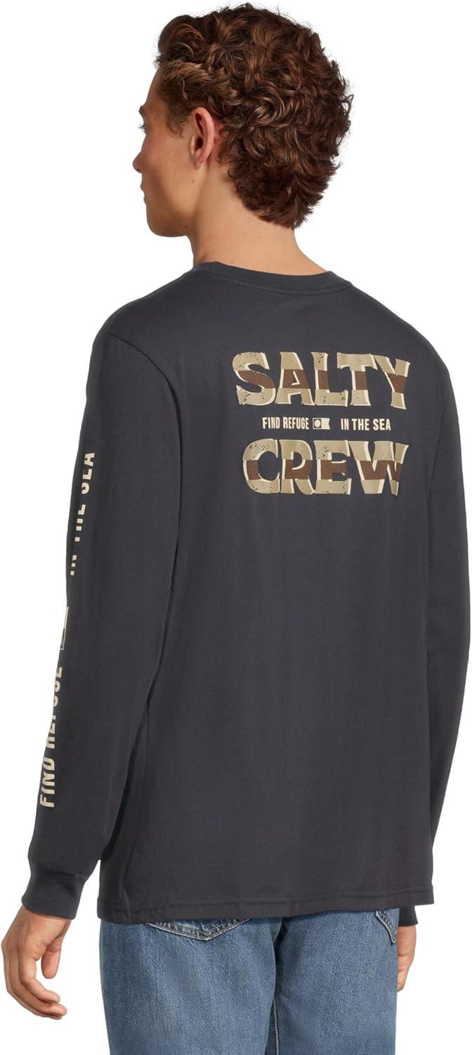 image:imageSalty Crew Mens Offset Long Sleeve TeeNavy