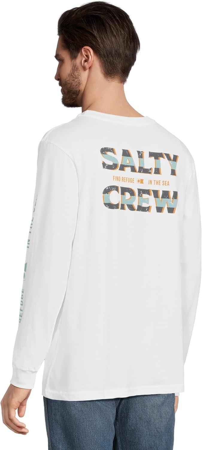 image:imageSalty Crew Mens Offset Long Sleeve TeeWhite