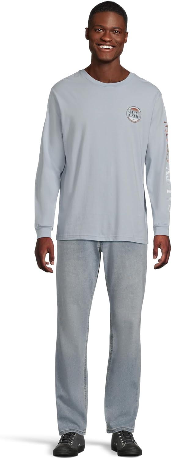 image:imageSalty Crew Mens Simple Fade Long Sleeve TeeBlue Fog