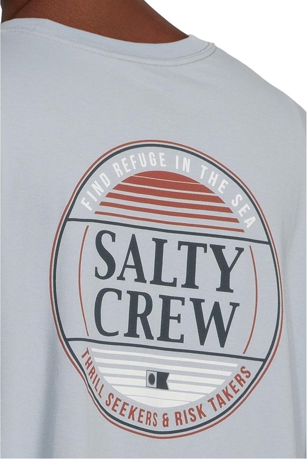 image:imageSalty Crew Mens Simple Fade Long Sleeve TeeBlue Fog