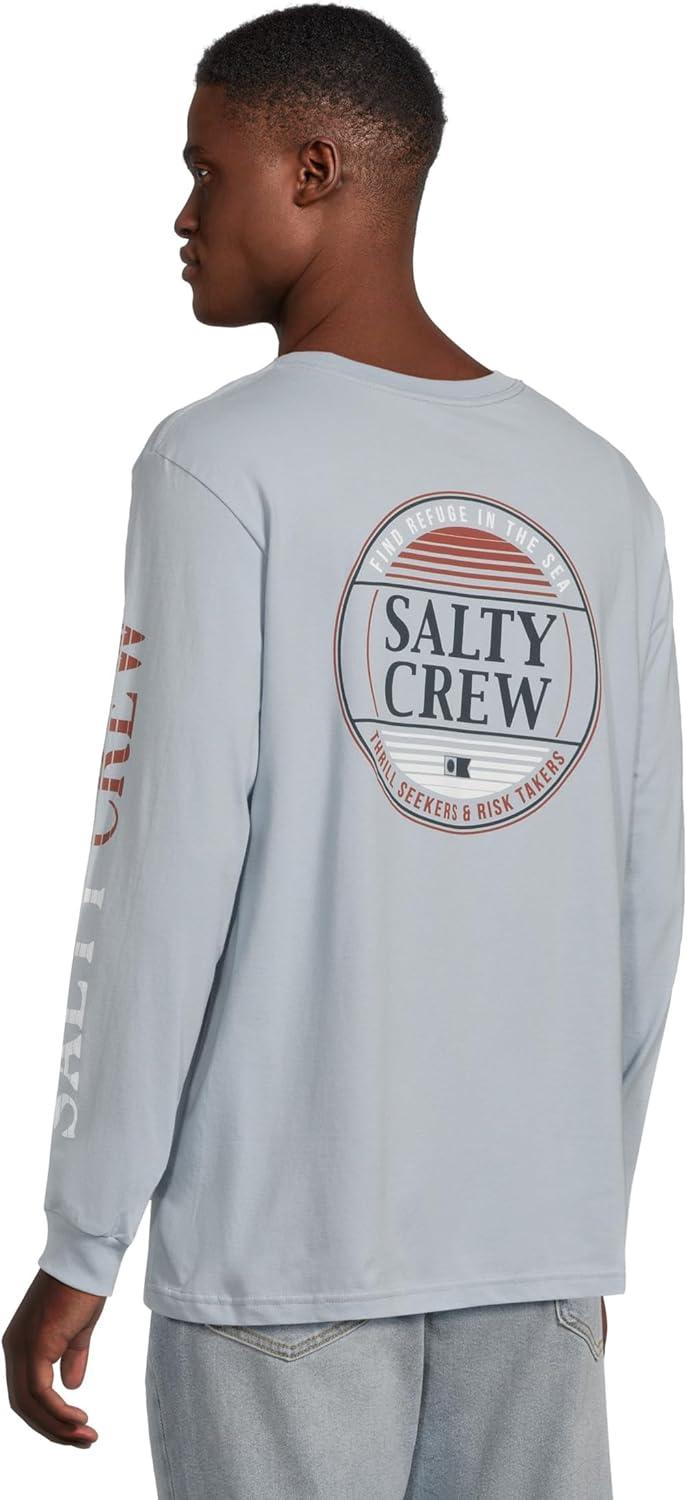 image:imageSalty Crew Mens Simple Fade Long Sleeve TeeBlue Fog