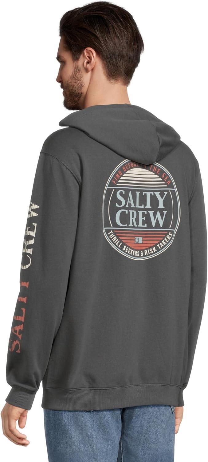 image:imageSalty Crew mens Simple Fade Zip FleeceCharcoal