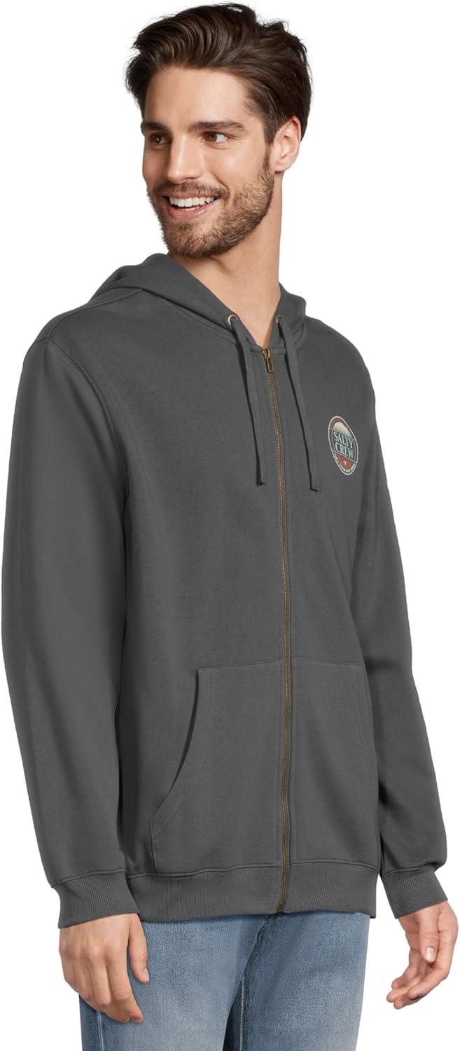 image:imageSalty Crew mens Simple Fade Zip FleeceCharcoal