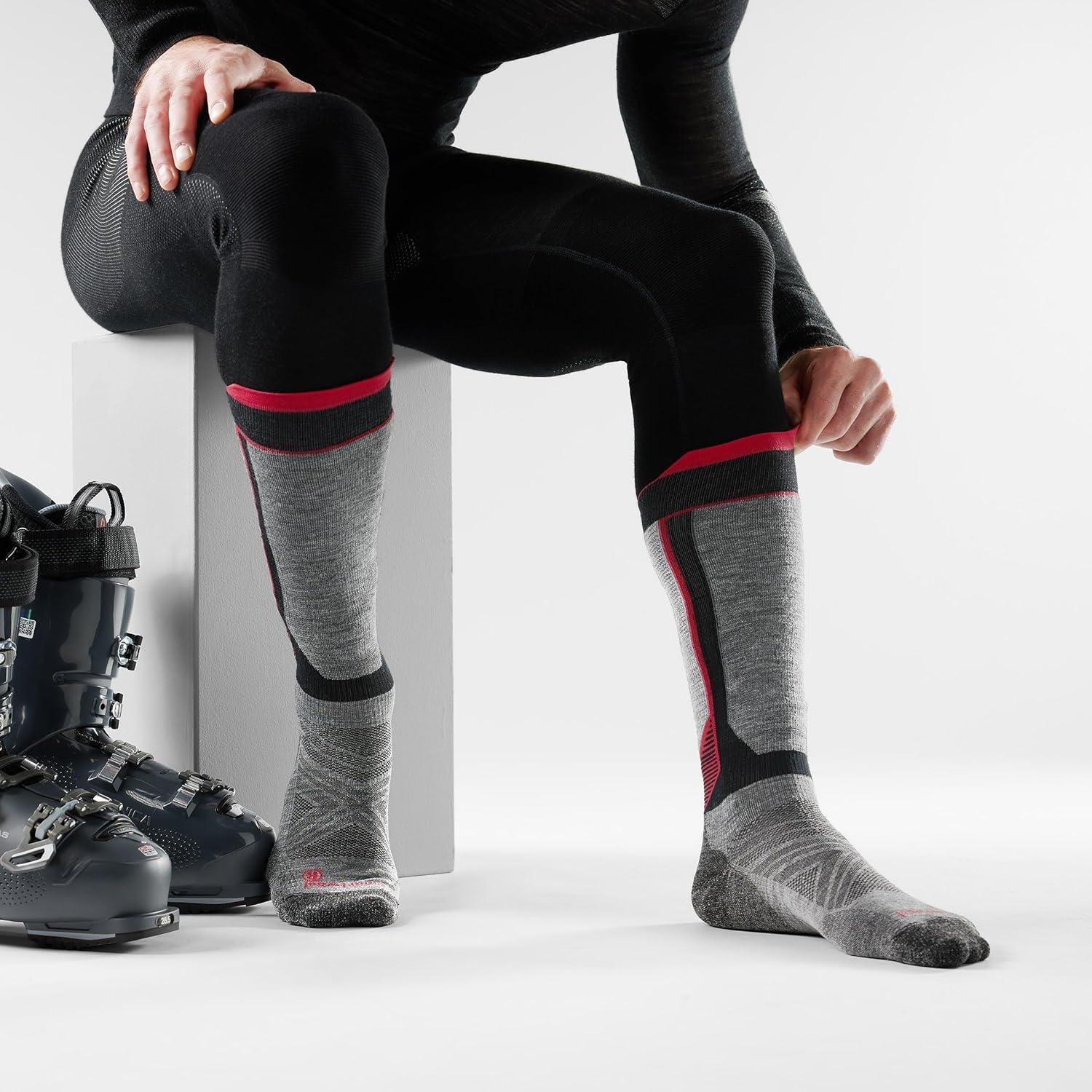 image:imageSmartwool Mens Intraknit Ski Targeted Cushion Over The Calf SocksBlack
