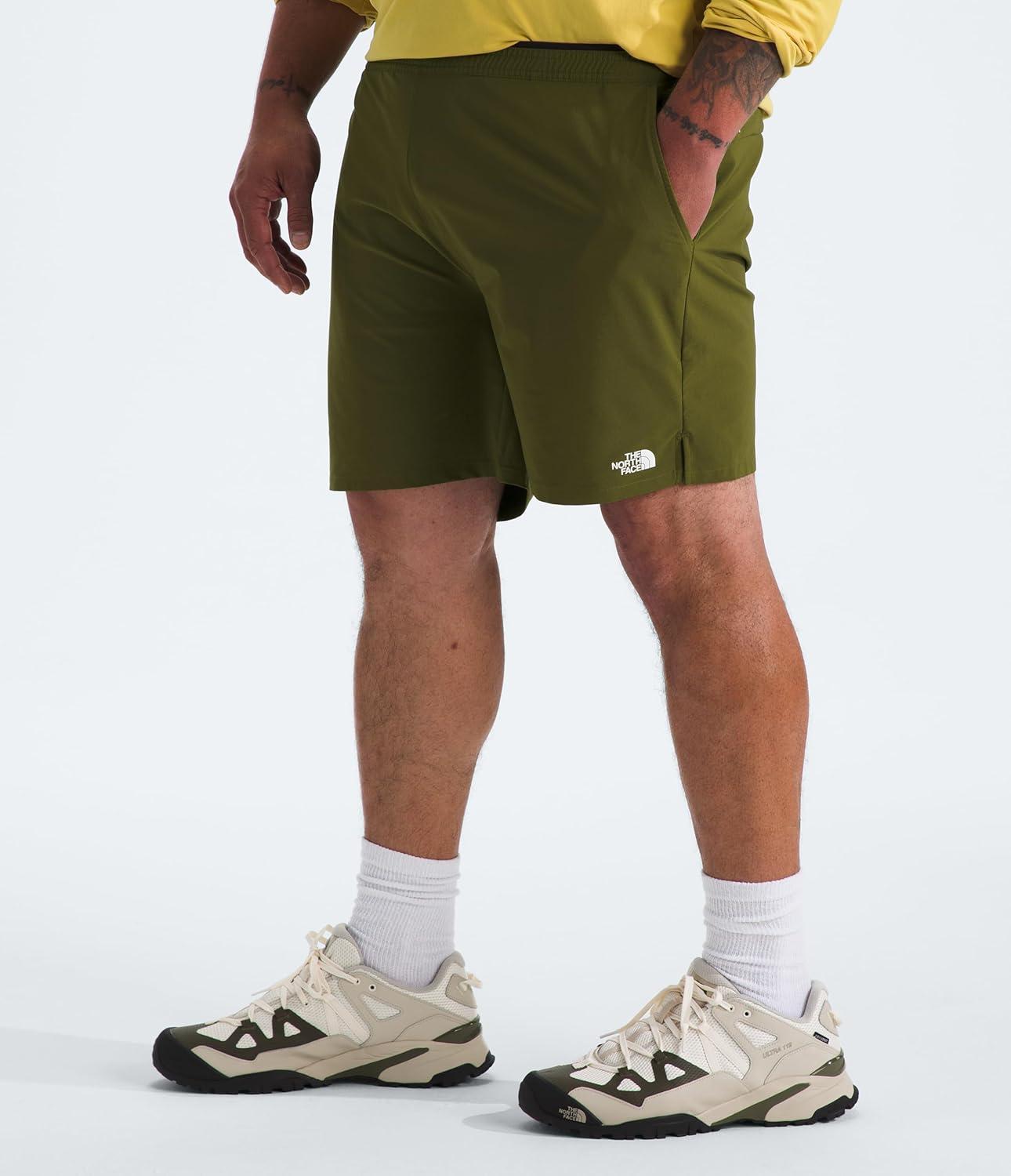 image:imageThe North Face Mens Wander 20 ShortsForest Olive