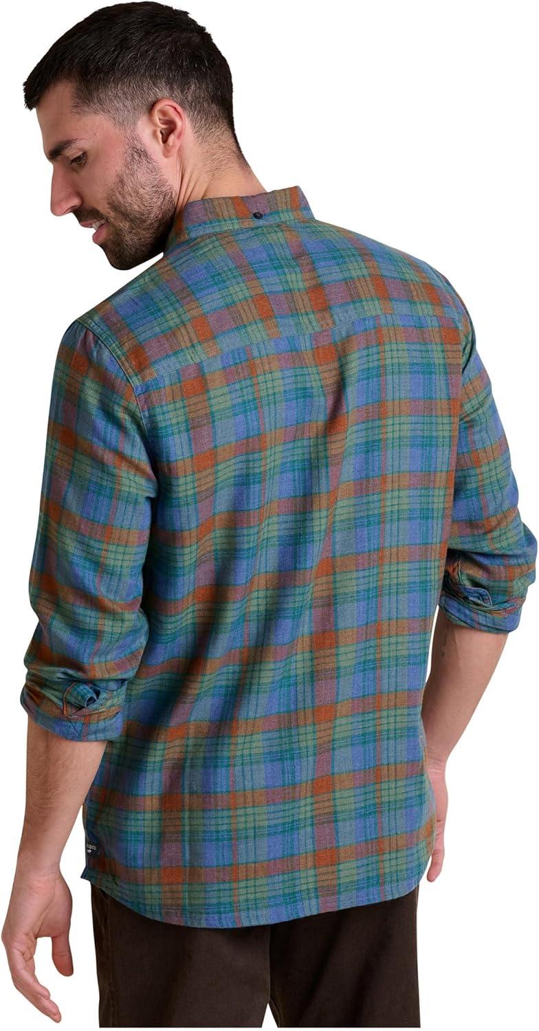 image:imageToadampCo Airsmyth Long Sleeve ShirtDark Roast Tonal Madras