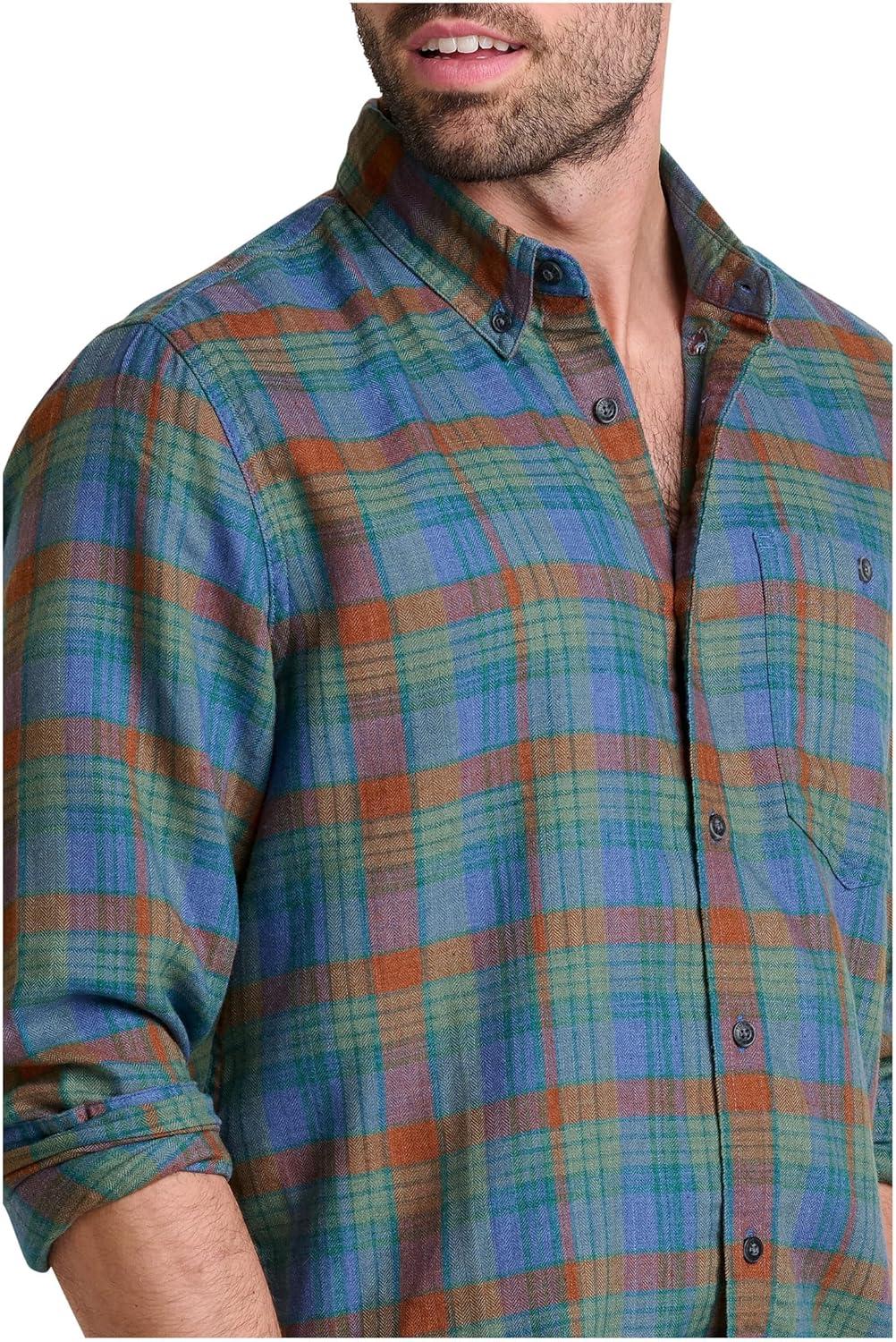 image:imageToadampCo Airsmyth Long Sleeve ShirtDark Roast Tonal Madras